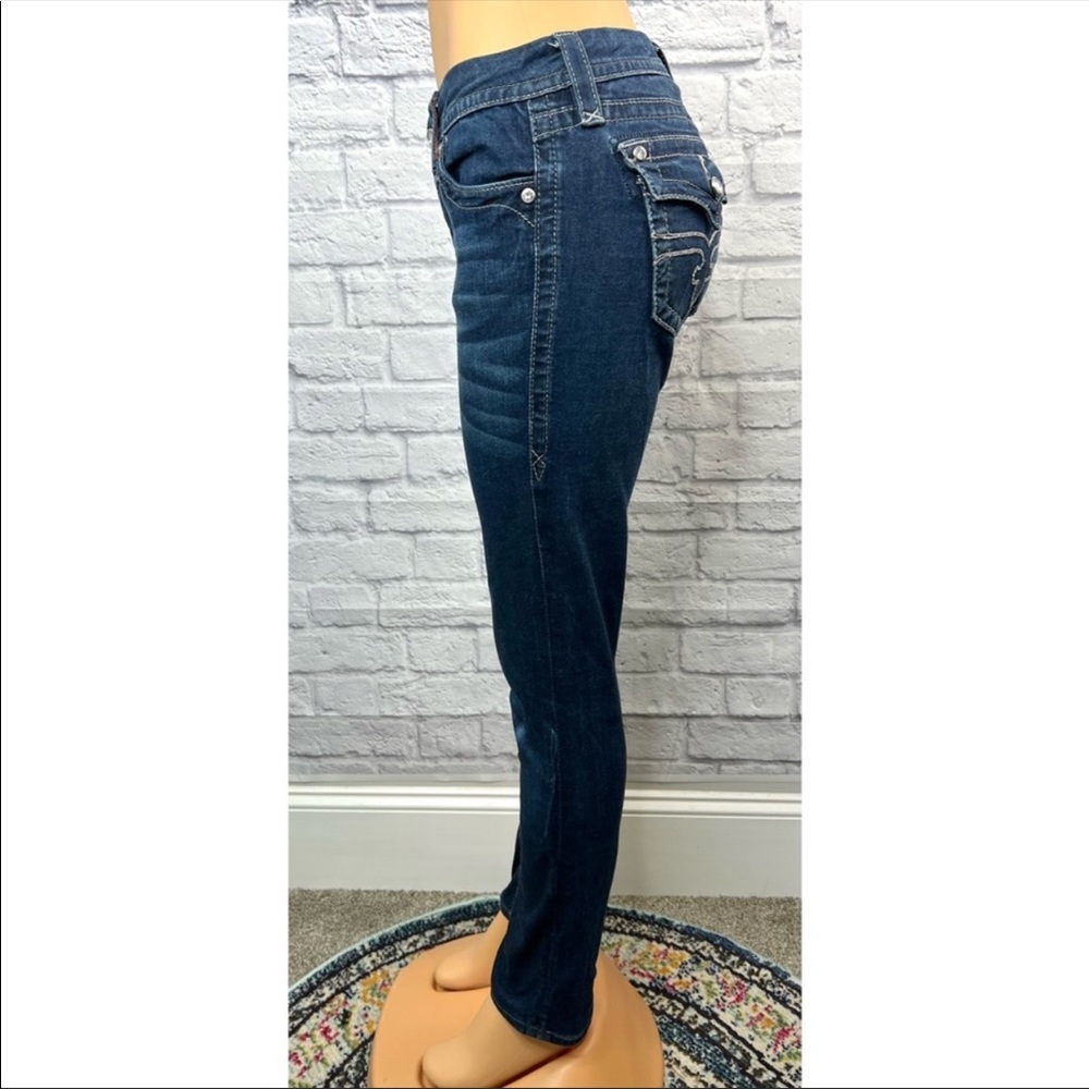 Rock Revival Women’s Jessica Mid-Rise Curvy Skinny Jeans Size 27 - Picture 2 of 9